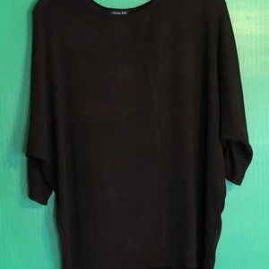 Olivia Blu Ladies Brown Short Sleeved Top Size Large